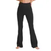 Yoga Outfit Lycra Fabric Super High Rise Flared Pant Naked Feel Lightweight Wicks Sweat Four Way Stretch Elastic Workout Gym Running S Dhr1G