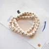 Beaded Polymer clay flat stone strip laminated metal gasket CCB hat fashionable Bohemian popular multi-color rainbow handmade beaded beach bracelet