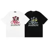 2024 T-shirts de créateurs de streetwear de luxe d'été Amirir Shirt Dinosaur Print T-shirts Cotton Tee Casual Tee Colt Short Men Femmes Unisexe T-shirt S-XL