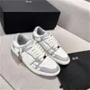 kvalitet hög sport basket sneaker kvinnor män platt klack låg skelett casual skor designer sommarplattform utomhus lyx läder run sko vit tränare resor