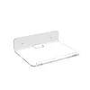 Kitchen Storage Wall Mount Shelf Display Case Acrylic Stand Clear Shelves Drop