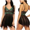 Leuke lingerie, sexy damesonderzoek, mesh nachthemd, leuke set