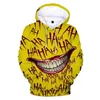 Męskie bluzy bluzy Haha Joker 3D Print Sportswear Bluza dla mężczyzn/kobiet komedia hip-hopowa jesień ubrania uliczne Ultra-cienki styl para odzieży bluza z kapturem 240425