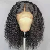 Synthetic Wigs Adhesive free wig short wave Bob 12A Malaysian lace front human hair wet twisted curly 13x4 Q240427