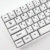 Teclados Minimalista White Japanese Chaps Japanese para teclado mecânico TECKCAP PBT SUBlimação TENAS CAP CHERRY Perfil