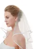 Bijoux de cheveux Bijoux Bridal Veils courts 2 niveaux à 2 niveaux Soft Mesh Party Party Veil Veil Accessoires pour femmes et filles (ivoire)