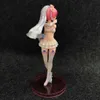 Anime Manga Life de différents mondes avec zéro mort ou embrasser Rem Ram Robe de mariée Version PVC Modèle de personnage d'action Toy Doll 23cml2404