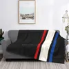 Filtar Sydkorea Racing Stripes No. 4 For Home Soffa Bed Camping Car Plan Travel Portable Filt Retro Vintage Old School