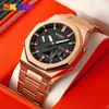 Wristwatches SKMEI 1816 Light Date Waterproof Wrist Relaxo Mens Sports Leisure Business Quartz Q240426