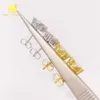 Hip -Hop -Schmuckhersteller China Schmuck Großhandel Cluster VVS Moissanite Pass Diamond Tester Bolde Ohrringe für Frauen Männer