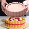 Moules 1pc Silicone à gâteau Poux d'air rond