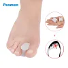 Leczenie Pexmen 2/4/10pcs Separator żelowy Hallux Valgus Bunion Prostener Miękki silikonowy palca stóp prąd narzędzie