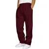 Pantalon masculin Couleur de couleur Pantalon de sport masculin Pantalon hip-hop décontracté couleur dentelle de travail en dentelle de poche