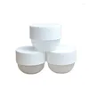 Opslagflessen 250 ml Haarmasker Pot Ronde bodem heldere witte crème Jar brede maand hervulbare fles lege plastic cosmetische containers met