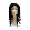 Nowy reggae Dirty Braid Wig Dance Cosplay Brown Ponytail