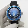 腕時計メンズオートマチックメカニカルウォッチNH35ムーブメントサファイアガラス樹脂ベゼル耐水性ケースダイヤル夜
