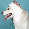 Собачья одежда Pet Cold-Fleeme Cap Зима теплые анти-защита кошки собаки снежные волосы хлопковые ветры и кашемирная прохладная шляпа