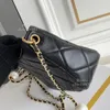 Pearl Hobo Bag 10a Designer Tag 18 cm echte lederen tas Crossbody tas Lady Schoudertas met doos C409