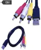 15m de comprimento USB A Male a 3 RCA PHONO AV CAVE PC TV TV AUX ADAPTER ADAPTER65695329225879