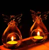 Angel Glass Candlestick Crystal Hanging Tea Light Candle Holder Home Decor Candlestick House Home Candle Holders2668425