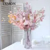 Decorative Flowers Green Artificial Eucalyptus Leaves Silk Apple Leaf Plant Wedding Floral Arrangement Accessories Bedroom Christmas Decor