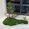 Dekorativa blommor 1pc falska växter Heminredning Simulerad Moss Turf Biomimetic Artificial Micro Landscape Layout Ornaments Lawn Bonsai