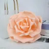 Fleurs décoratives Grands PE Plat Bottom Rose 40cm Décoration de mariage extérieur DIY FOURNE FLORME FLOCTER LE FENECTION DE FLORM