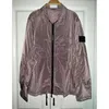 Stonislands herrjackor designer jacka män vattentät jacka reflekterande jacka långärmad polyester rosa bakre vindbrytning lady vattentät jacka sommer jacke m