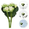 Decoratieve bloemen Faux Flower Arrangementen Simulatie Lotus Decoratie Kunstmatige trouwboeketten