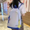 Рюкзак для моды для средней школы Mochila милый водонепроницаемый подросток для девочек -подростков Kawaii Black Schoolbag Women