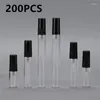 Bouteilles de rangement 200pcs 2 ml 3 ml 5 ml Parfum portable Bouteille en verre rechargeable Atomizer récipient pour l'atomiseur