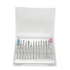 BITS 14pcs 3/32 '' 'Funzionamento per trapano per trapano per rimozione della cuticola per chiodo per chiodi per un chiodo gel acrilico Kit di perforazione manicure con scatola con scatola