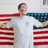 I8dk tatuering överföring 4 juli tillfälliga tatueringar 20 ark usa amerikanska flaggvattentäta tatueringar klistermärken för självständighetsdagen patriotisk temaparty 240427