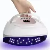 Kits UV UV LED Séchage de la lampe de séchage à ongles Utilisation portable pour les deux mains avec un feu de chaleur de sèche-linge pour capteur automatique pour le gel de vernis à ongles de manucure