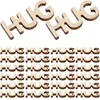 Opslagflessen knuffel letter grappig cadeau diy houten cutouts geschenken jar vullen bruiloft ceremonie decoraties