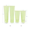 Botellas de almacenamiento 50 g Ligero verde 50 ml Camino facial Camino Camiseta Cosmética Embalaje con goteo