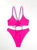 Costumi da bagno femminile sexy croce corse in bikini y2k micro perizoma costume da bagno in alto in giro per la spiaggia delle donne vacanza di tendenza abitante del bagno brasiliale brasiliale