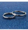 Cluster Rings Sun And Moon Couple For Women Men Trendy Heart Matching Finger Set Friendship Engagement Wedding Jewelry Gift