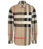 23ss Designer Mens Dress Shirt Casual Slim Silk Tshirt à manches longues Casual Business Clothing Plaid Men Asian Szie 3xl5393439