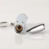 Funny Key Chain Bullet Model Lighter Refillable Butane Without Gas Soft Flame Cigarette Lighter