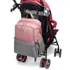 Ryggsäck design USB varmare hållare mamma pappa baby barnvagn blöja väska vattentät oxford ammande nappy satser moderskap
