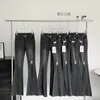 Jeans da donna Circyy Y2K strappato per le donne pantaloni bagliori grigi ad alta vita