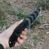 0095 Titanium Alloy Ball Bearring Flipper Pliping Couteau S90V Satin Finish Blade Edc Pocket Couteaux Survival Tactical Gear