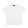 magliette da uomo rotondo girato ricamato e stampato in stile polare usura estiva con t-shirt di cotone puro di strada 3t5