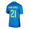 24/25 Brésil Jerseys de football L.Paqueta Neymar Vini Jr.23 P.Coutinho Richarlison Football Shirt G.Jesus T.Silva Bruno G. Pele Casemiro Men Women Kids Set Jersey