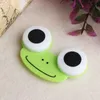 Kontakta linstillbehör 1 st sweet tecknad 3D Big Eyes Contact Lenss Box Case Owl Frog Animal Shape Contact Lens Case Random Color D240426