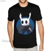 Herren T-Shirts Dark Ghost Knight Grafik T-Shirt Art Hollow Knight Fun Game Retro T-Shirt Herren Sommer Kurzschlafen Top Ropa Hombre Camisetasxw
