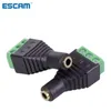 Connettore Jack da 3,5 mm Video AV Balun da 3,5 mm stereo da femmina a vite AV Stereo jack da 3,5 mm femmina a 3 pin tappo di blocco