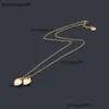 Collana tiffanyjewelry collana femminile da donna designer di gioielli catene tiffanybead collana dono pendente per donne tiffanyjewelry bracciale oro oro placcato 1491