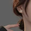 Stud Koreańska 925 Srebrna igła Tragus Helise Stunki Kolczyki dla kobiet 2PCS Butterfly Serce Trendy Ear Rucha Biżuteria D240426